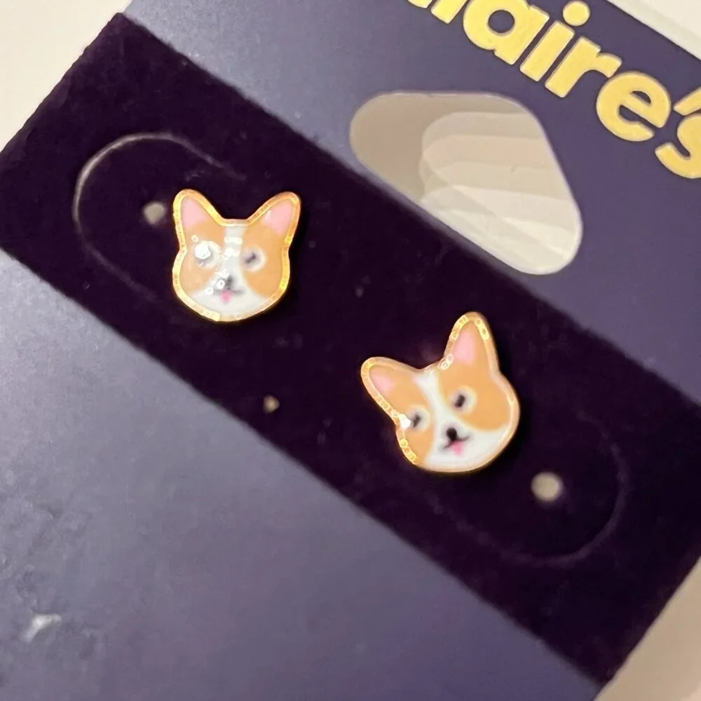 Claire’s & Luxe by Claire’s‎ Stud Earrings – Hamburgers, Lollipops & Dogs! (k/x)